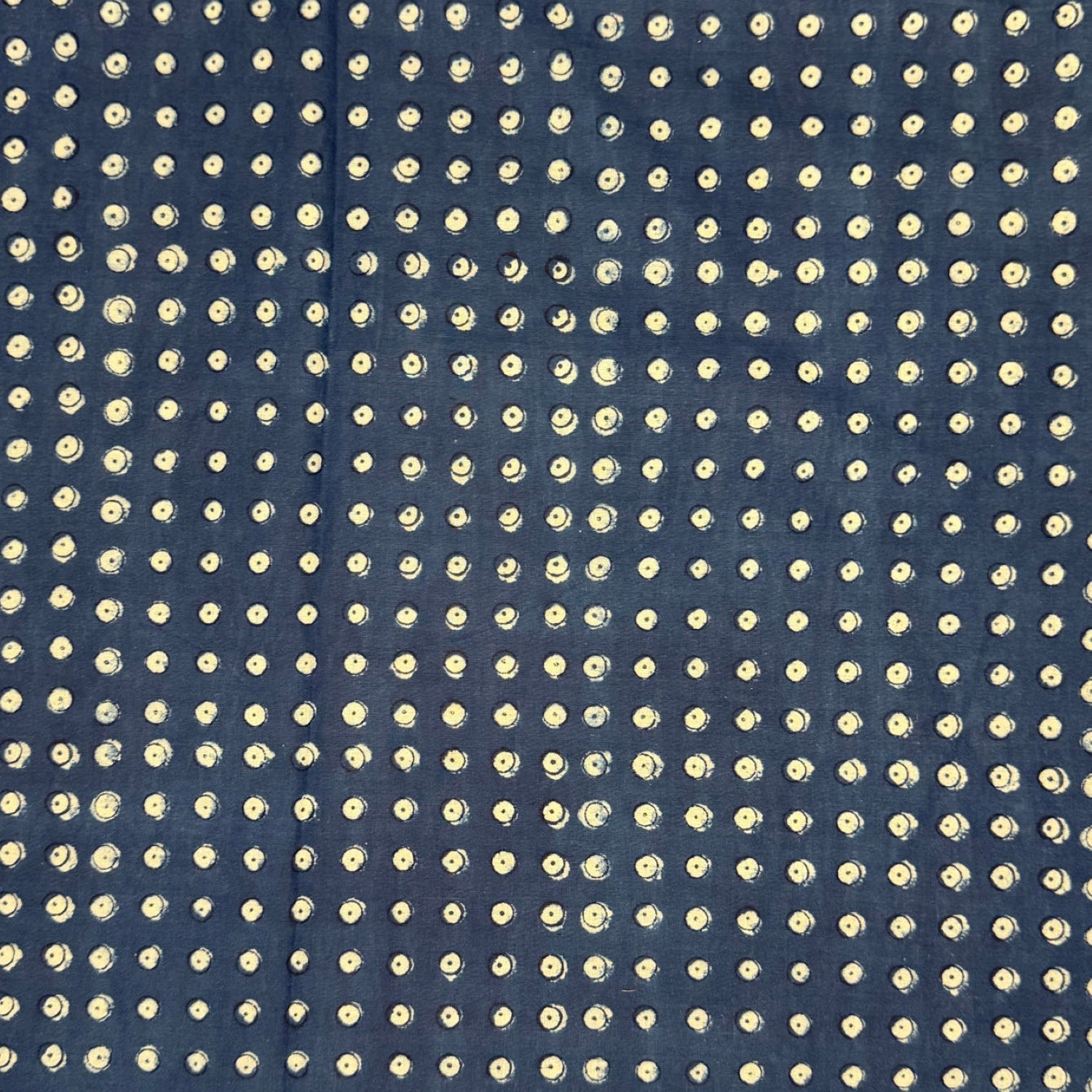 Blue Indigo Handblock Printed Cotton Fabric