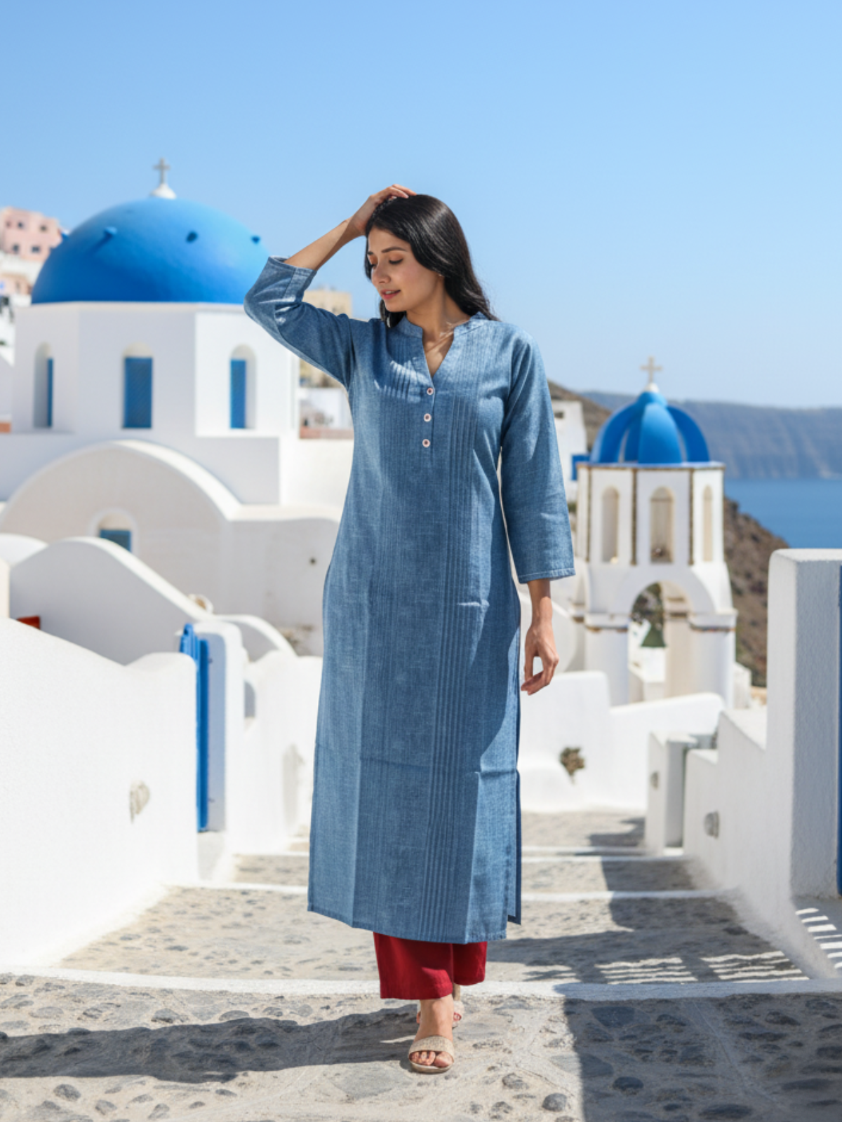 Cotton Flex Jaipur Women Long Kurti