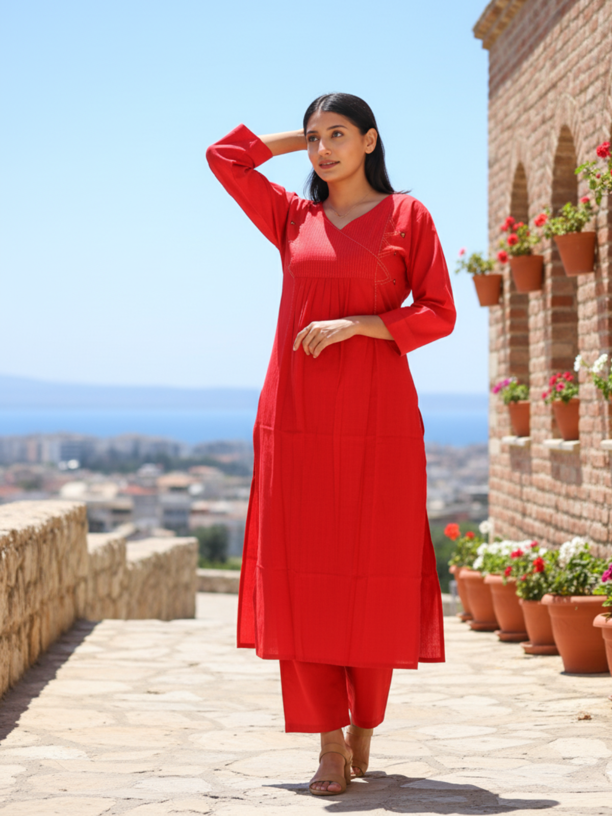 Jaipur Women Long Kurti - Blue